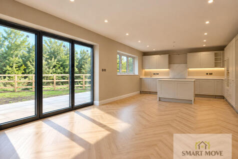 Kitchen Family Room - AI Enhanced