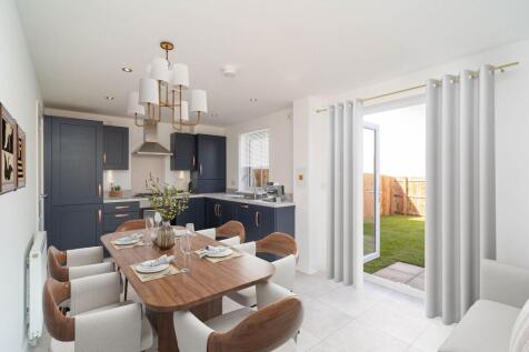 Kitchen/dining area in 3 bedroom Meldrum house type
