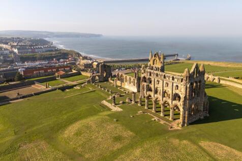 Local area shot of Whitby Abbey