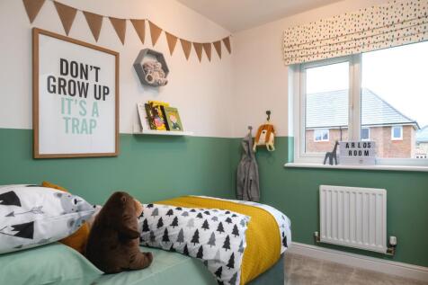 Bedroom 3 of the Letchworth, a 3 bedroom house
