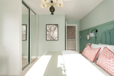 Dedicate space for a fitted or free standing wardrobe