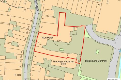 Sun Hotel, Hitchin - OS Map.jpg