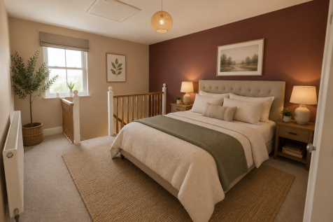 Staged Annexe Bedroom