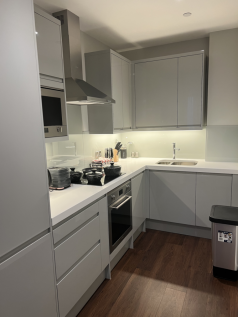 LUXURIOUS new-build, 1 Bedroom Flat available for rent in Poplar Canary Wharf. The feel throughout is simple and sleek, with high-quality furnishings.