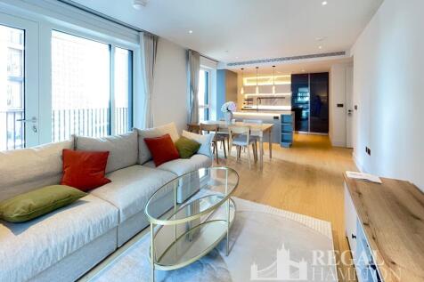 This attractive two-bedroom, two-bathroom flat is located on the 13th floor of the Reflection Apartments, part of the White City Living. The property comprises a spacious kitchen/living area with acce