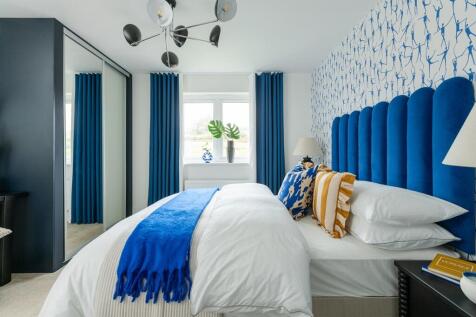 With plenty of room for bedroom furniture