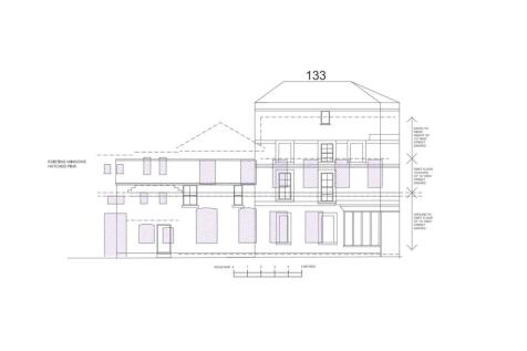 Existing Overlay of 131 & 133 High Street | 131 Hi
