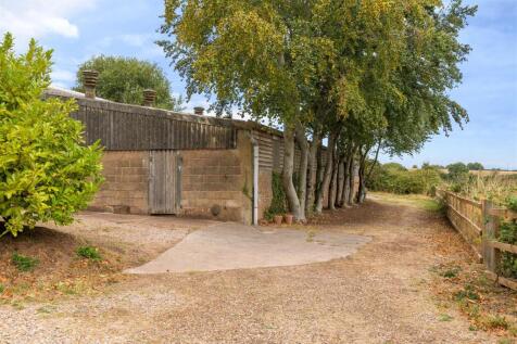Outside barn