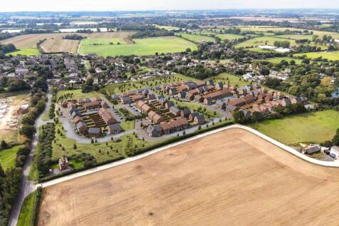 External aerial shot of sylvan meadows