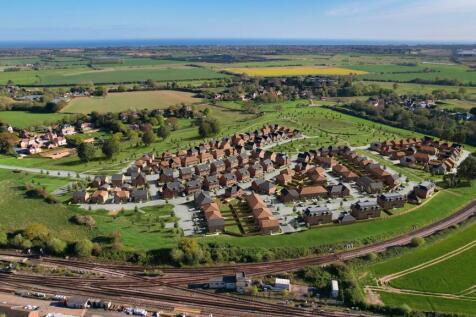 Aerial shot of century gardens barratt