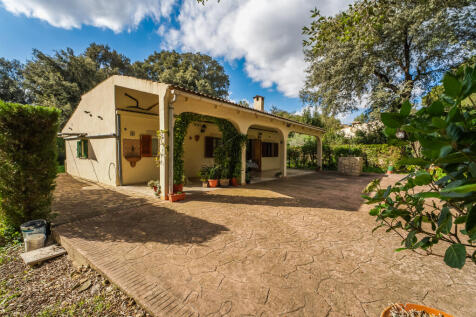 Driveway and view of the villa
