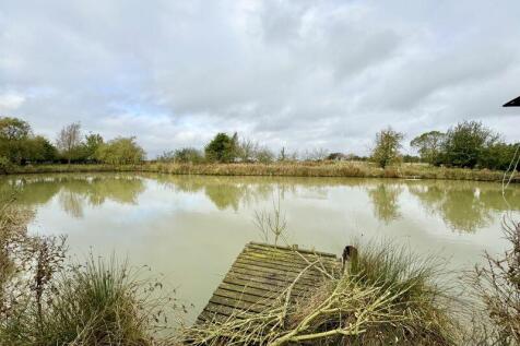 Fishing lake side view