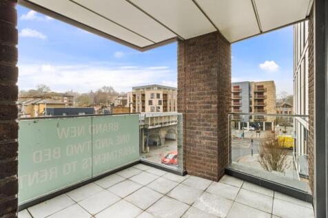 Experience city living with this stylish balcony view.