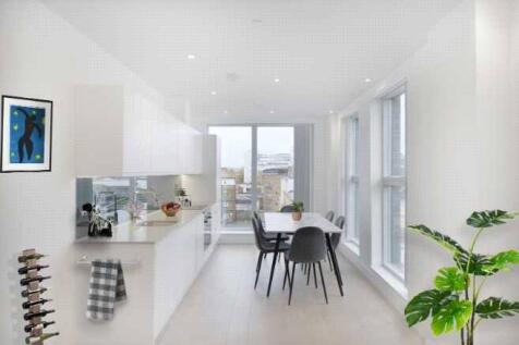 SHORT LET* A contemporary two-bedroom two-bathroom apartment with balcony on the third floor of a highly desirable residential development.