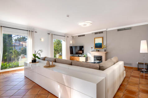 Bright living area with garden view
