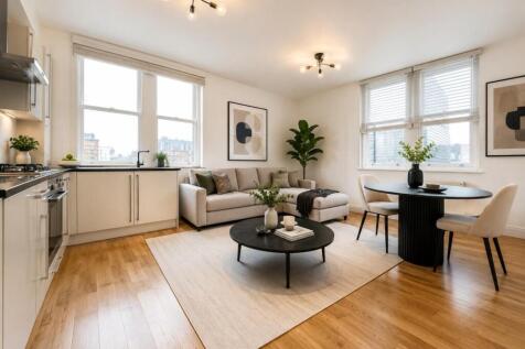 The Storey: Stylish one-bedroom apartment set within a modern development in the heart of Holborn, WC1. Beautifully presented throughout, this bright and contemporary home features a dual-aspect open-