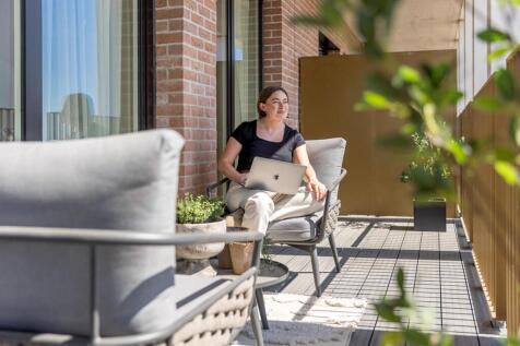 Relax on your own private balcony at home