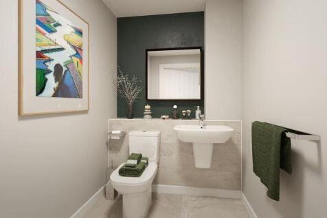 Convenient downstairs cloakroom