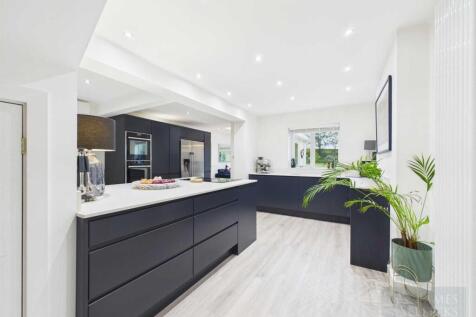 Open plan living dining kitchen