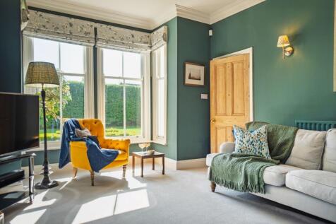 East-facing bay window drawing in natural light