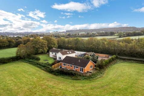 Back garden drone shot