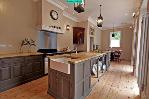 Hand painted bespoke kitchen