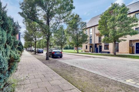 View of green space from front door