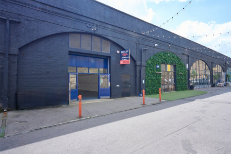 The front of an arch.