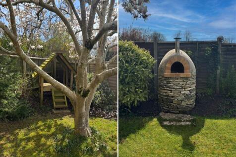 Playhouse and Pizza Oven
