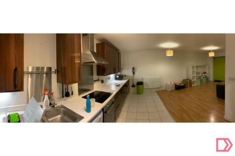 Open plan kitchen lounge