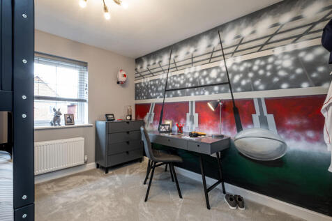 Interior view of bedroom 4 in our 5 bed Lamberton home