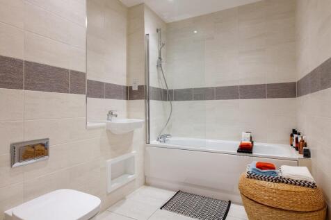 A main bathroom with high quality fixtures and fittings