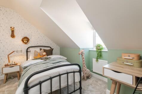 Interior view of the bed 3 in our 4 bed Kingsville home