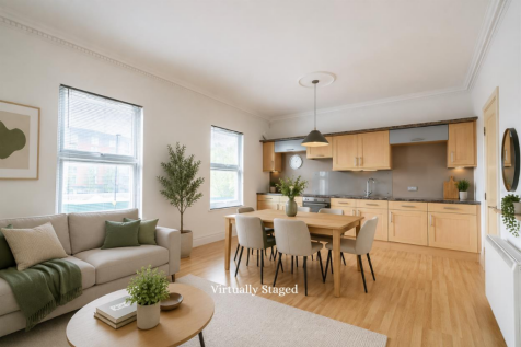 STAGED KITCHEN / LIVING