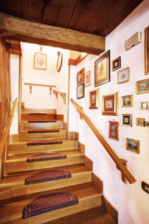 Wooden staircase