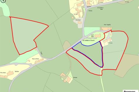Land map with church field.jpg