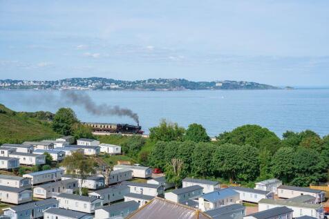 Aerial Sea Views at Waterside Holiday Park, Devon