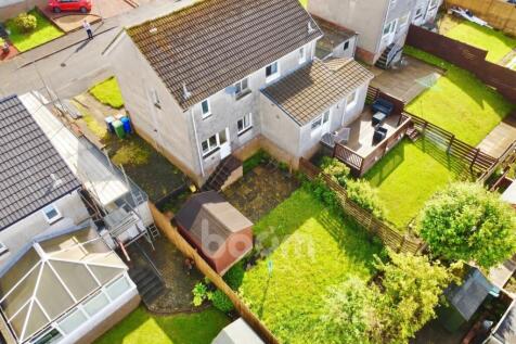 Newton Road, Lenzie drone shot