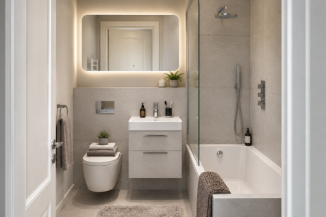 Plot 1 bathroom CGI