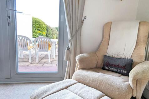 Doors out to the patio