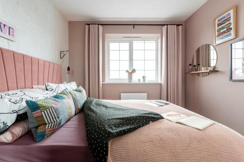 Bedroom 2 has space for a double bed