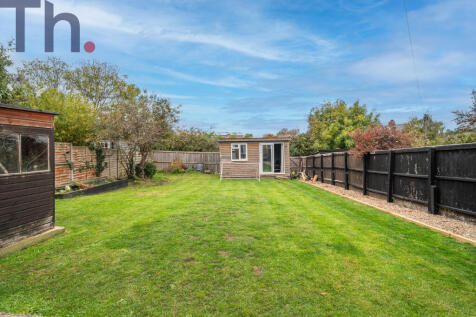 Rear Garden with Chalet/Studio