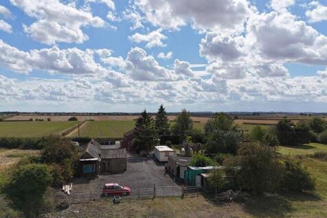 Rear view of barns and outbuildings