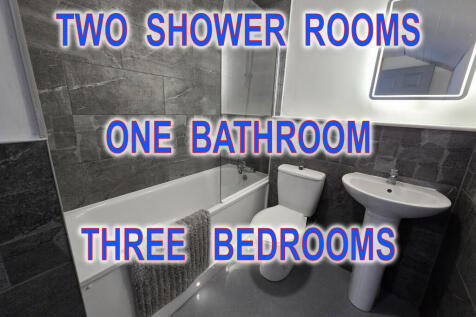 Two private shower rooms and one private bathroom