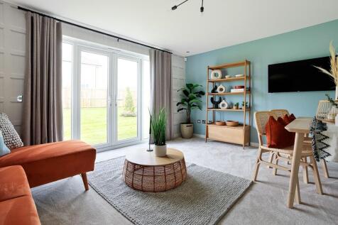 With French doors to the rear garden