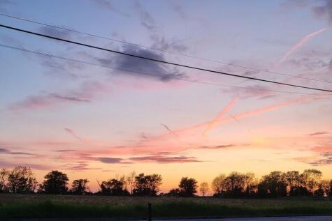Front View Sunset