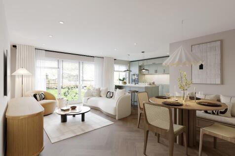 Living Area, Kitchen