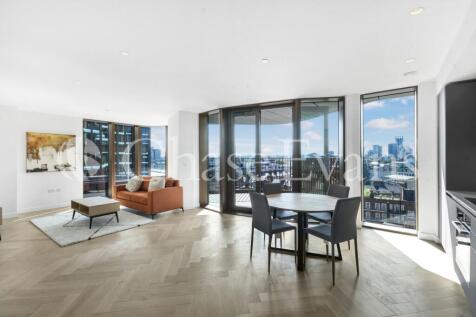 Located on the Southbank, this brand-new luxury one bedroom apartment in Triptych Bankside offers a bright and airy open plan living area with large balcony. It features a stylish kitchen with Miele i