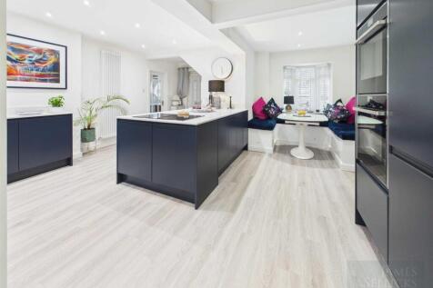 Open plan living dining kitchen