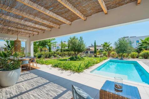 02-Sa Rápita-Moderne Villa mit sonnigem Privatpool-terrasse